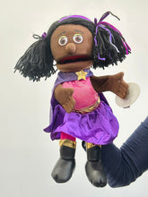 Load image into Gallery viewer, 14" Superhero Girl, Black (IMPERFECT 1203)