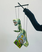 Load image into Gallery viewer, Green Dino Baby Marionette (IMPERFECT 1281)