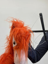Load image into Gallery viewer, Jumbo Orange flamingo marionette (IMPERFECT 1335)