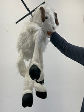 Load image into Gallery viewer, Jumbo white sheep marionette (IMPERFECT 1339)