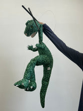 Load image into Gallery viewer, Jumbo Green Dino Marionette (IMPERFECT 1446)