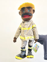 Load image into Gallery viewer, Fireman Puppet, Black (28")