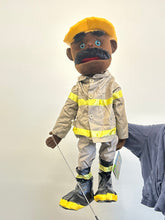 Load image into Gallery viewer, Fireman Puppet, Black (28")