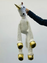 Load image into Gallery viewer, 38" Unicorn plush NOT a puppet (Imperfect 1124)