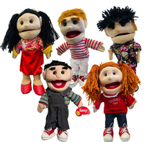 Load image into Gallery viewer, 14" Sunny kids (5 puppets)