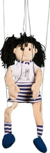 Load image into Gallery viewer, Girl with Cat shirt Marionette, Sunny (16")