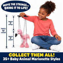 Load image into Gallery viewer, Pink Flamingo Marionette (Small - 8")