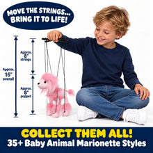 Load image into Gallery viewer, Pink Poodle Marionette (Small - 8")