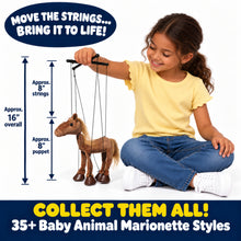 Load image into Gallery viewer, Brown Horse Marionette (Small - 8")