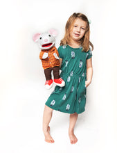 Load image into Gallery viewer, Mouse Puppet, with Sneakers (14")