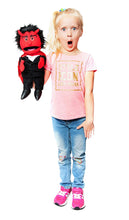 Load image into Gallery viewer, Devil Puppet, Black Suit (14")