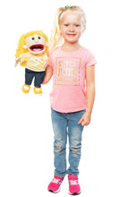 Load image into Gallery viewer, Katie, Girl Puppet, Peach Skin (14")