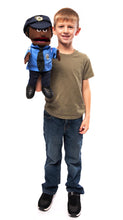Load image into Gallery viewer, Policeman Puppet, Black (14")