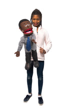 Load image into Gallery viewer, Calvin, Dad Puppet, Black (25")