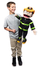 Load image into Gallery viewer, Fireman Puppet, Peach Skin (25")