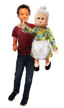 Load image into Gallery viewer, Granny, Grandma Puppet, Peach (25")