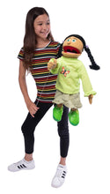 Load image into Gallery viewer, Jasmine, Hispanic Girl Puppet (25")