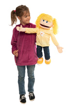 Load image into Gallery viewer, Katie, Girl Puppet, Peach Skin (25")