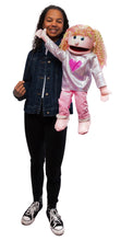 Load image into Gallery viewer, Kimmie, Girl Puppet, Pink Skin (25")