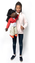 Load image into Gallery viewer, Sierra, Girl Puppet, Black (25")