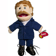 Load image into Gallery viewer, Dad Goodman Puppet, White (14")