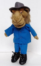 Load image into Gallery viewer, Camel Puppet, With Blue Suit and Gray Hat (14")