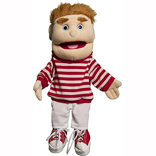 Boy Puppet, Striped Shirt (14