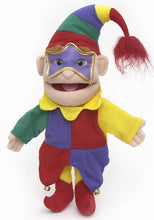 Load image into Gallery viewer, Jester Puppet, Multicolor (14")