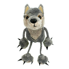 Load image into Gallery viewer, Wolf Finger Puppet (6")