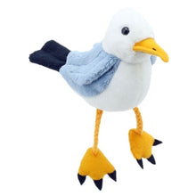 Load image into Gallery viewer, Seagull Finger Puppet (6")