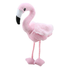 Load image into Gallery viewer, Flamingo Finger Puppet (6")