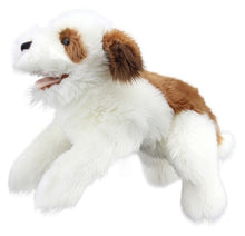 Load image into Gallery viewer, Brown and White Dog Puppet (20")