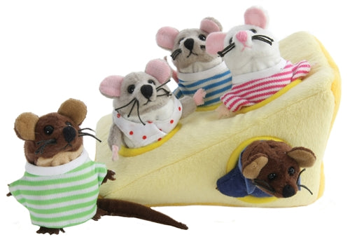 Mouse Puppets, Family in Cheese (6.5