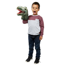 Load image into Gallery viewer, Large Dinosaur T-Rex Head Puppet (16&quot;)
