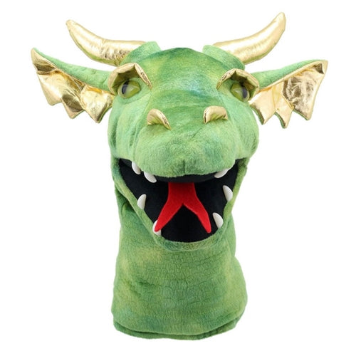 Large Green Dragon Head Puppet (15