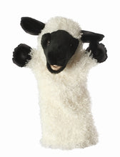 Load image into Gallery viewer, Sheep Puppet, White - Long Sleeved (15")