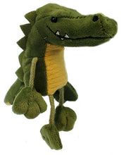 Load image into Gallery viewer, Crocodile Finger Puppet (6")