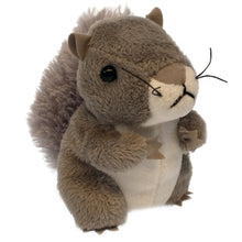 Load image into Gallery viewer, Squirrel Finger Puppet, Grey (6&quot;)

