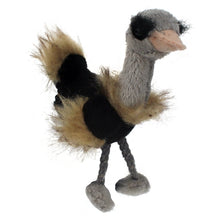 Load image into Gallery viewer, Ostrich Finger Puppet (6&quot;)
