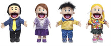 Load image into Gallery viewer, Family Glove Puppet Set, (4 Puppets)