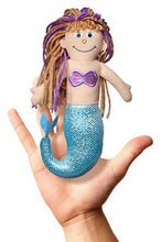 Load image into Gallery viewer, Mermaid Finger Puppet (7.5")