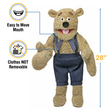 Load image into Gallery viewer, Teddy Bear Puppet, Two handed with Mittens (28")
