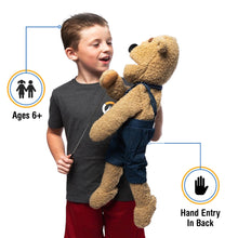 Load image into Gallery viewer, Silly Teddy Bear Puppet, with Arm Rod (28")