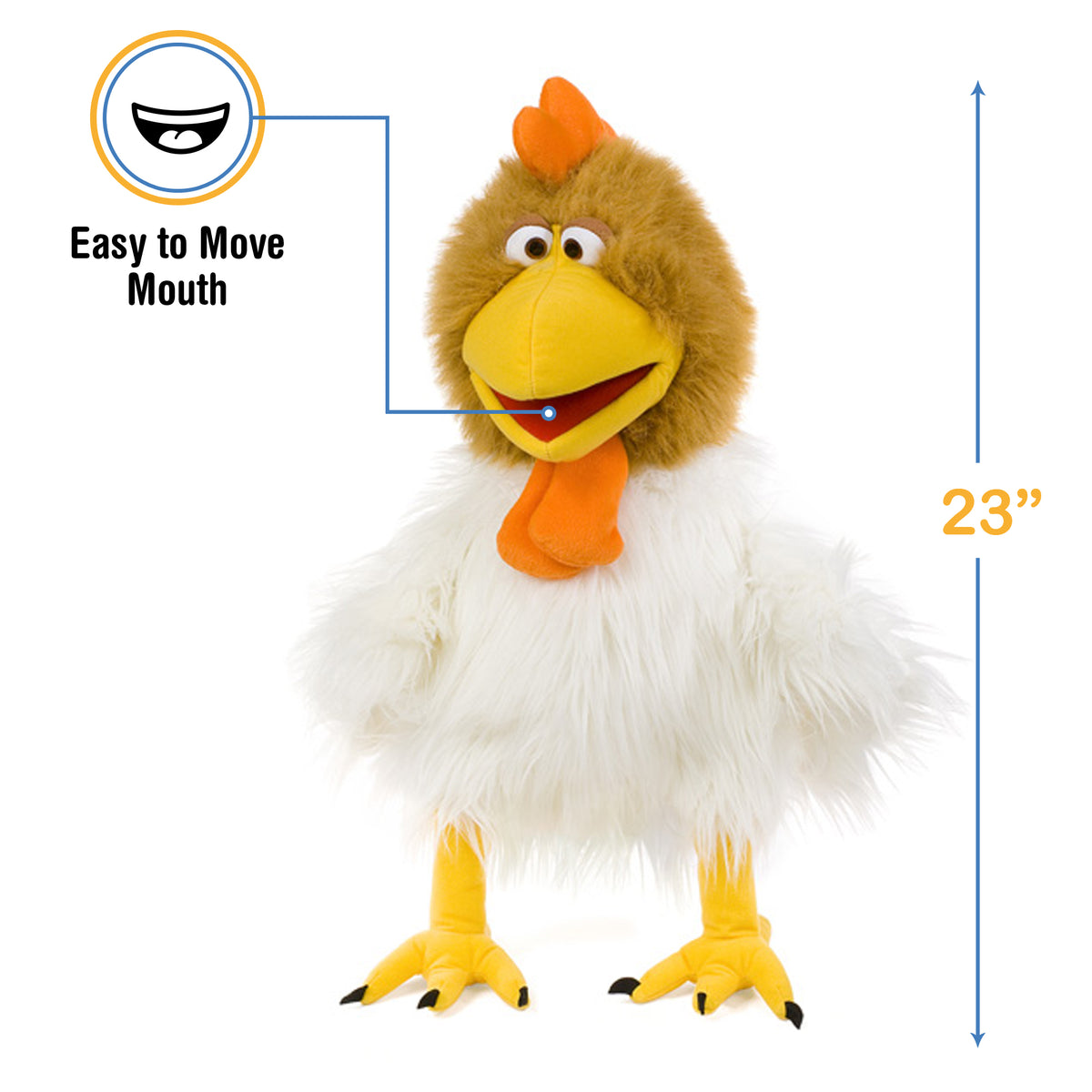 Silly Rooster Puppet The Puppet Store