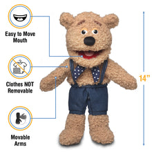 Load image into Gallery viewer, Teddy Bear Hand Puppet (14")