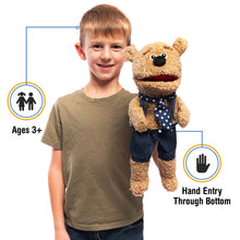 Load image into Gallery viewer, Teddy Bear Hand Puppet (14")