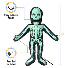 Load image into Gallery viewer, Skeleton Puppet, Glows In The Dark (25")