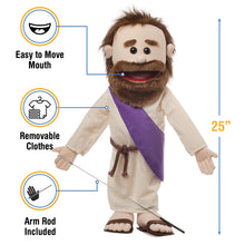 Load image into Gallery viewer, Biblical Jesus Puppet, with Rope Belt (25&quot;)
