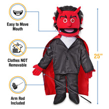 Load image into Gallery viewer, Devil Puppet, with Light up Eyes (25")