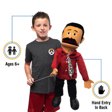 Load image into Gallery viewer, Carlos, Hispanic Dad Puppet (25")